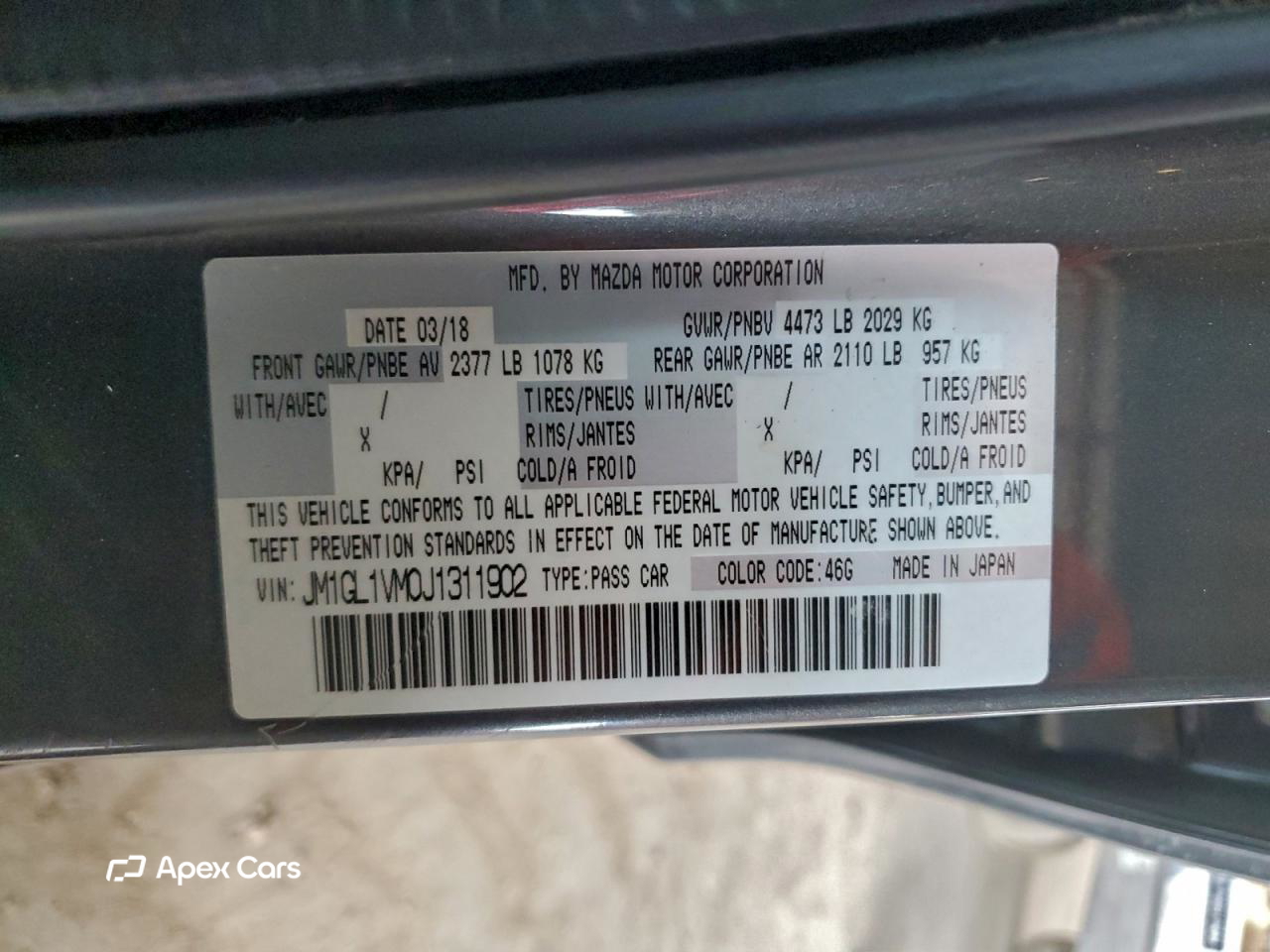 Mazda 6 2018