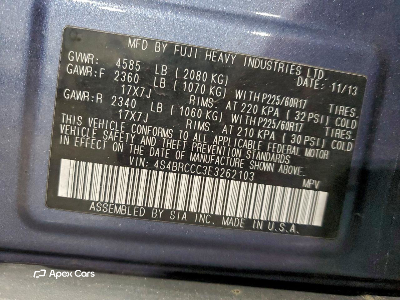 Subaru Outback 2014