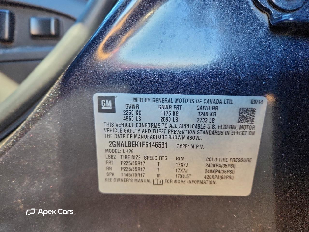 Chevrolet Equinox 2015