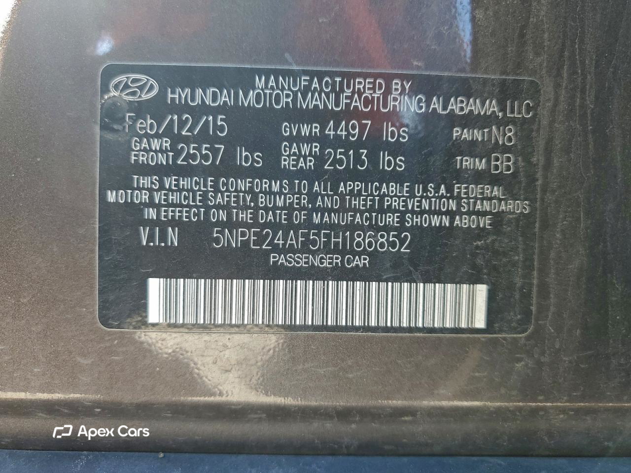 Hyundai Sonata 2015
