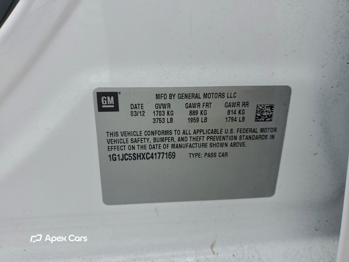 Chevrolet Sonic 2012