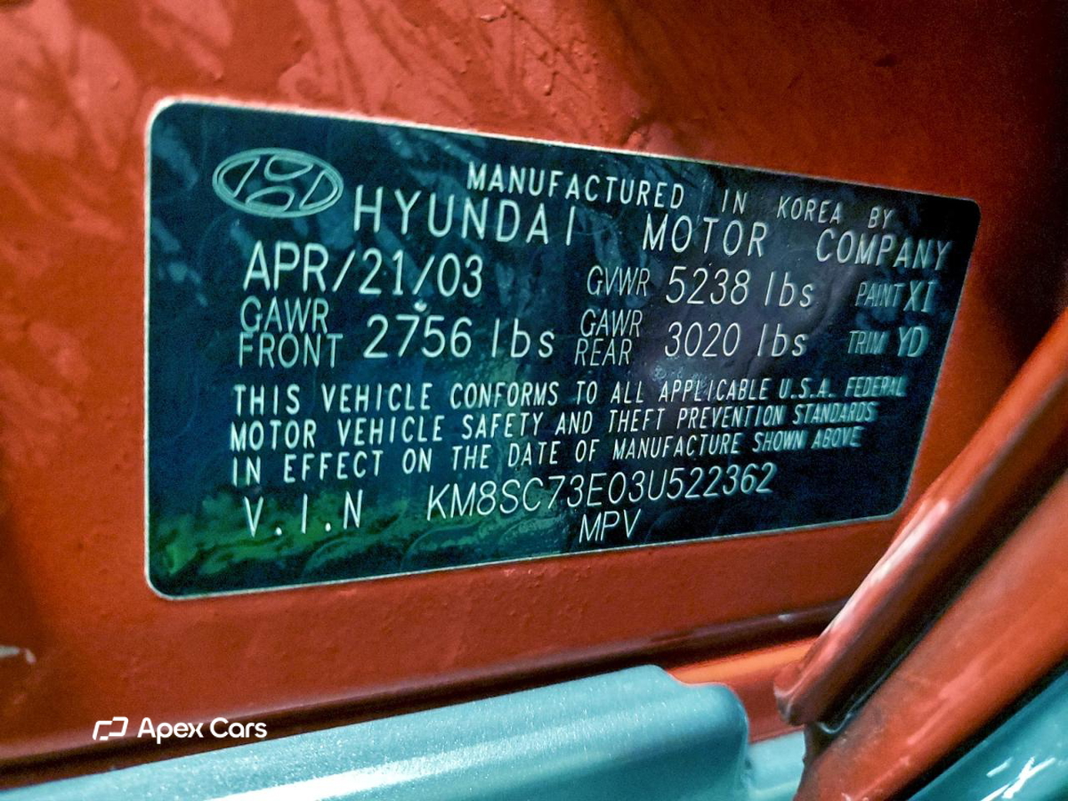Hyundai Santa Fe 2003