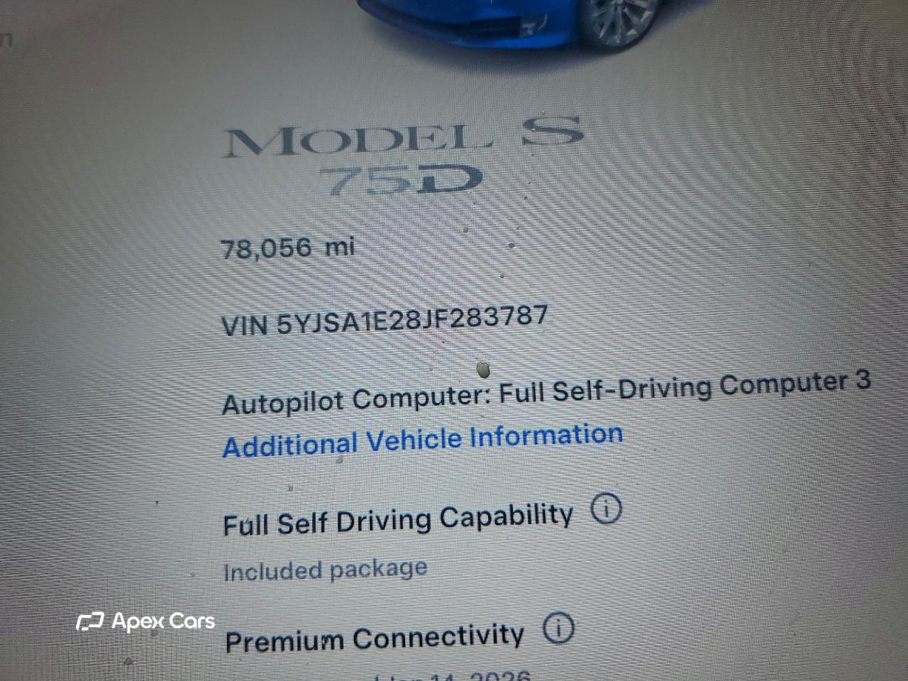 Tesla Model S 2018
