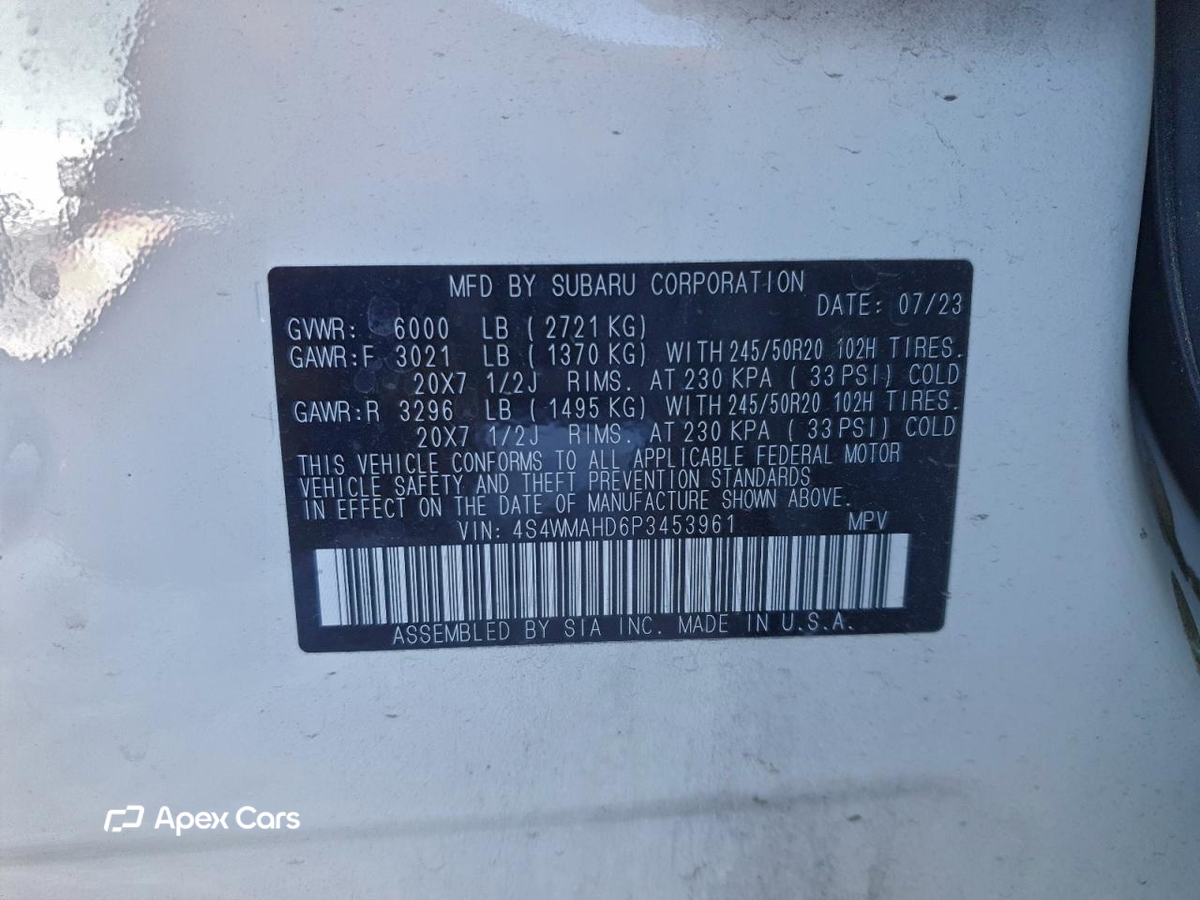 Subaru Ascent 2023