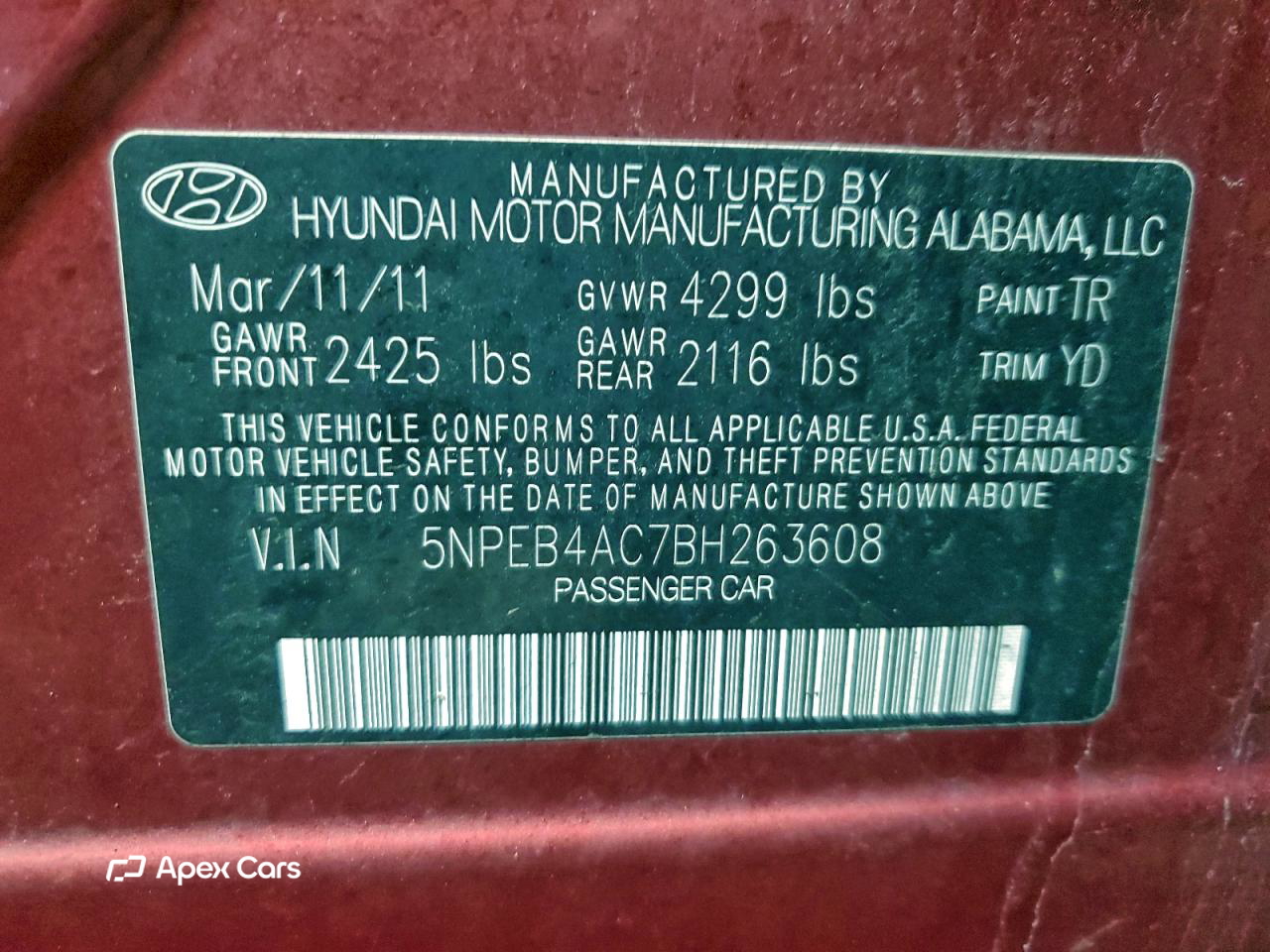 Hyundai Sonata 2011