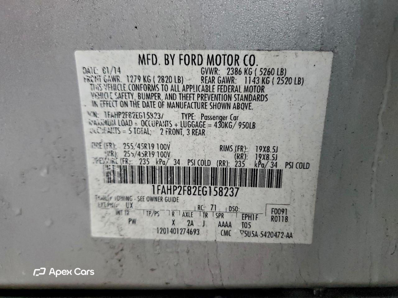Ford Taurus 2014