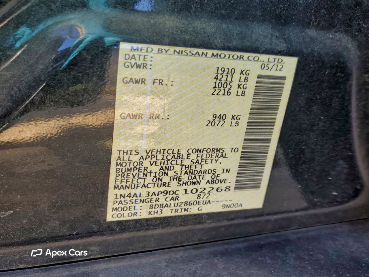 Nissan Altima 2013