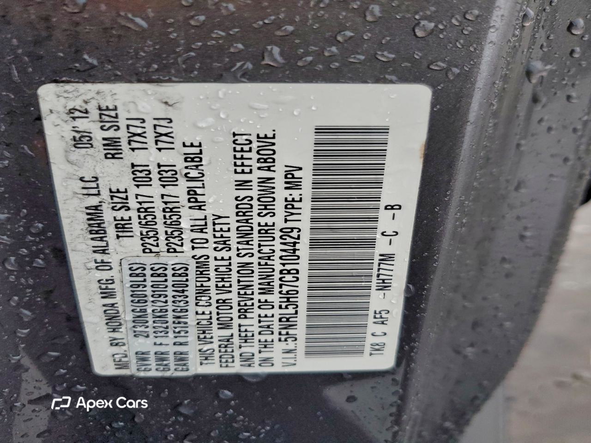 Honda Odyssey 2012