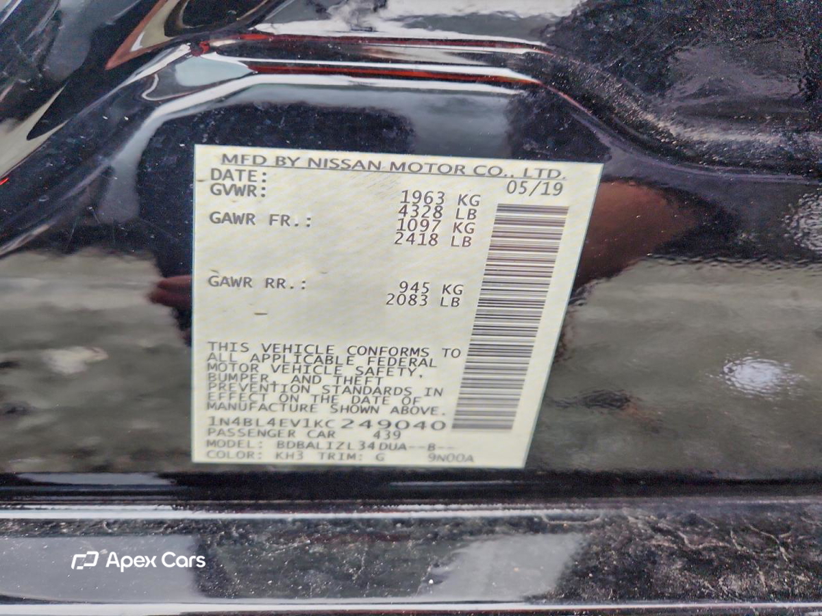 Nissan Altima 2019