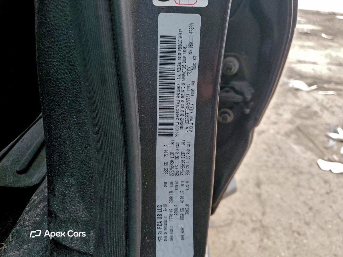 RAM 1500 2019