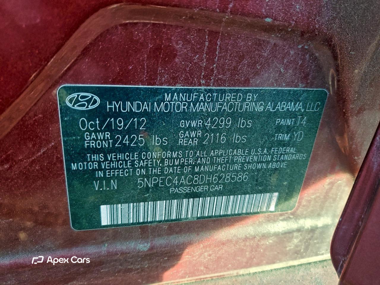 Hyundai Sonata 2013