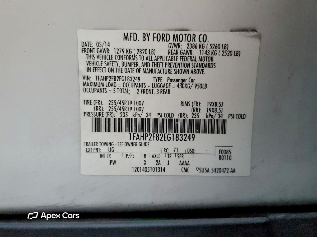 Ford Taurus 2014
