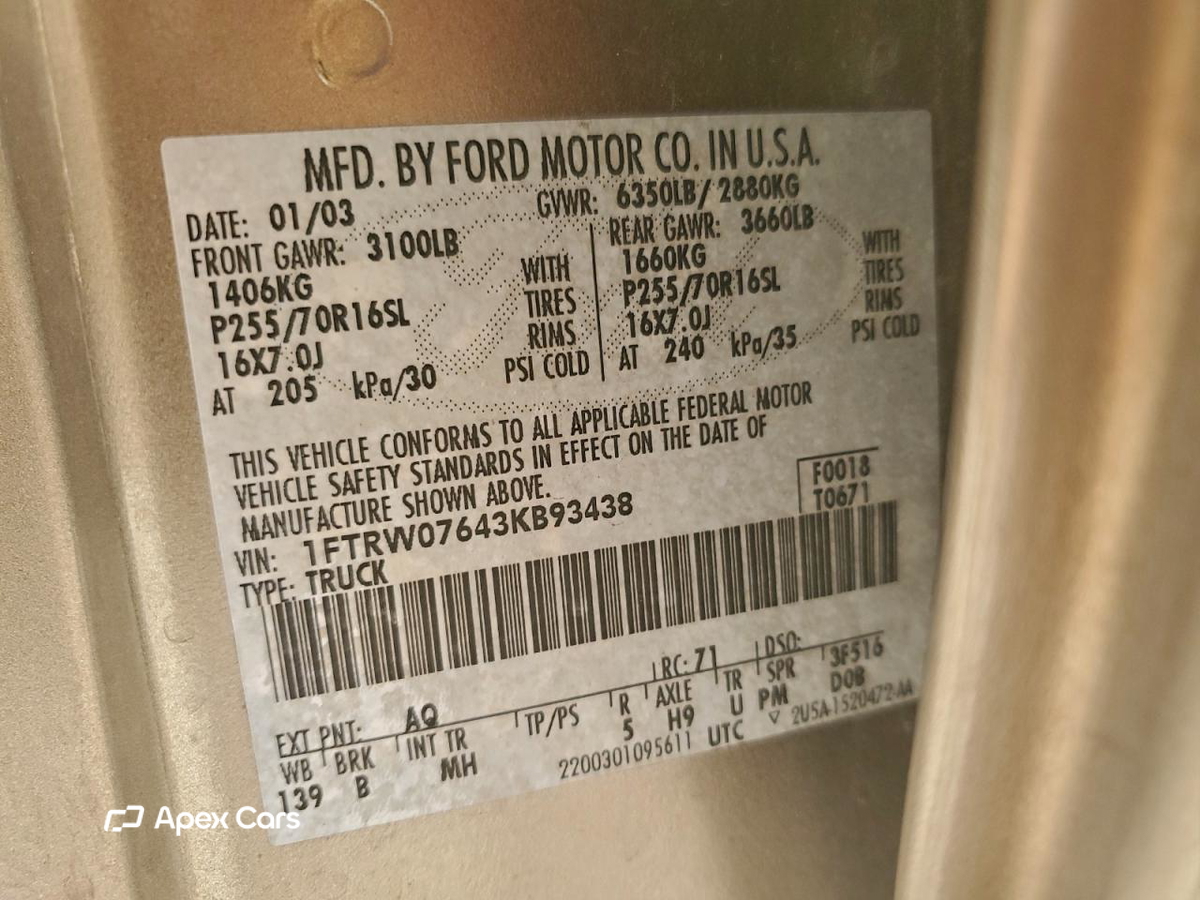 Ford F-150 2003