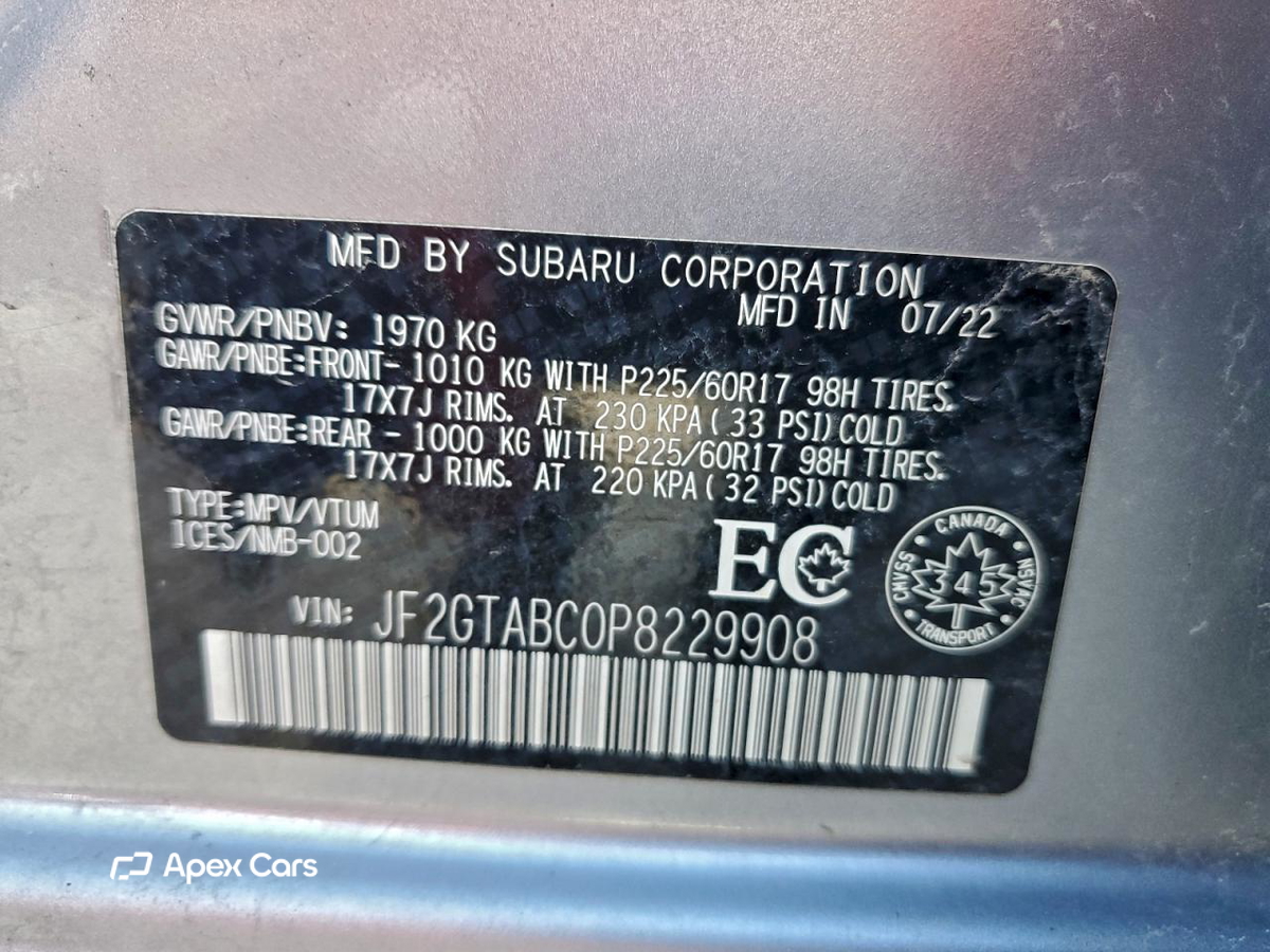 Subaru XV 2023