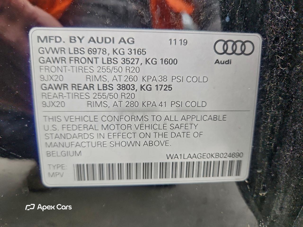 Audi e-tron 2019