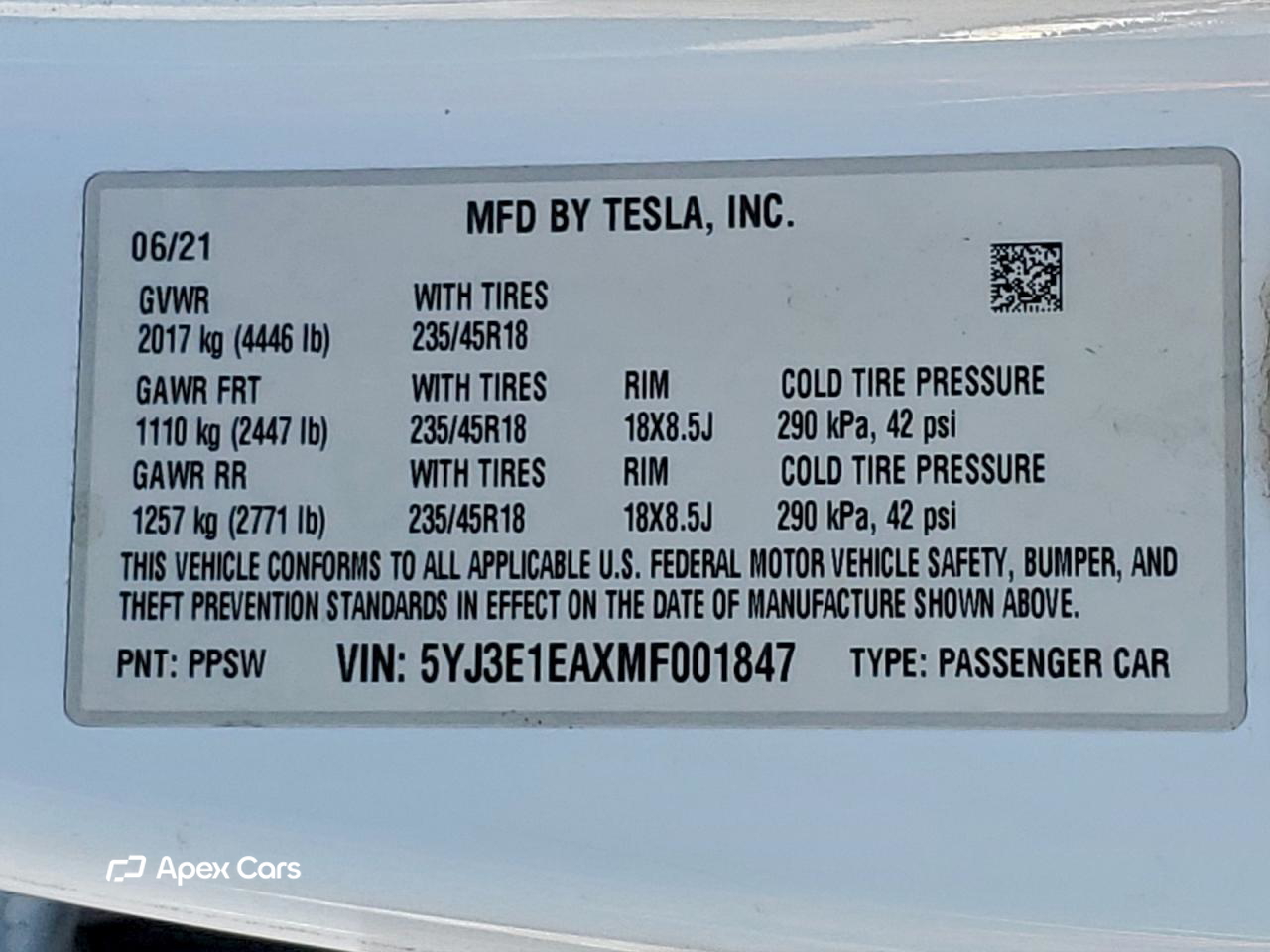 Tesla Model 3 2021