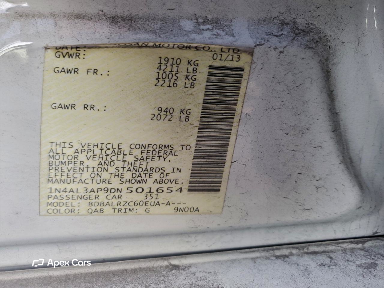 Nissan Altima 2013