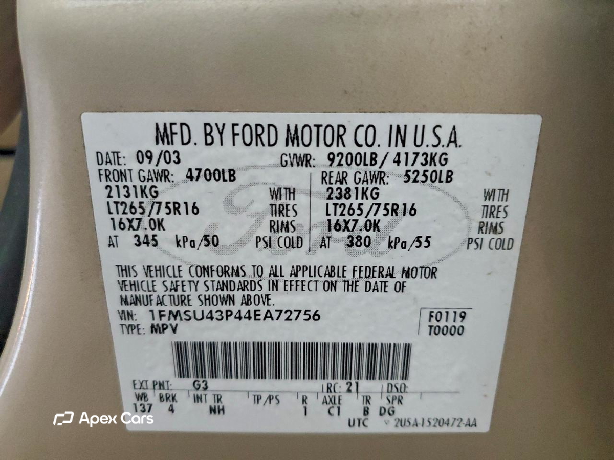 Ford Excursion 2004