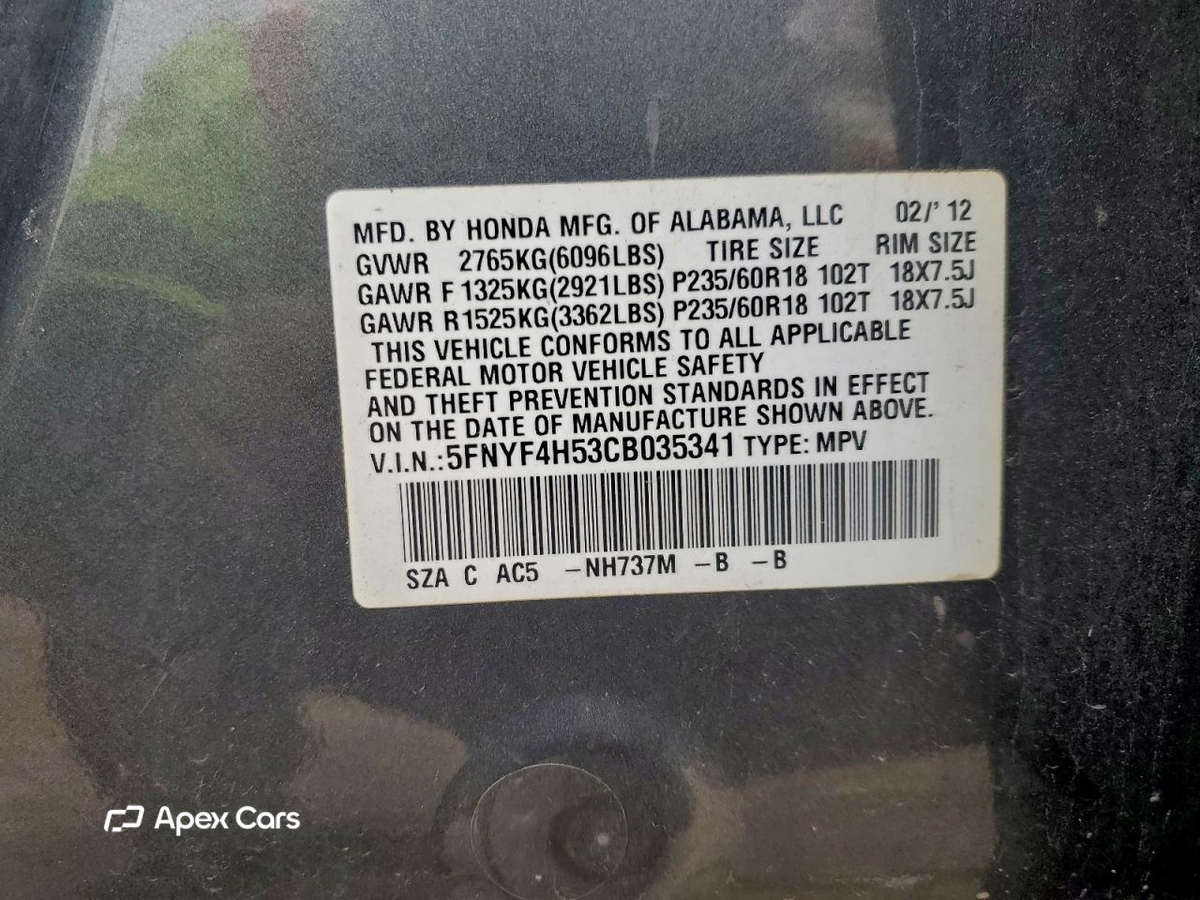 Honda Pilot 2012