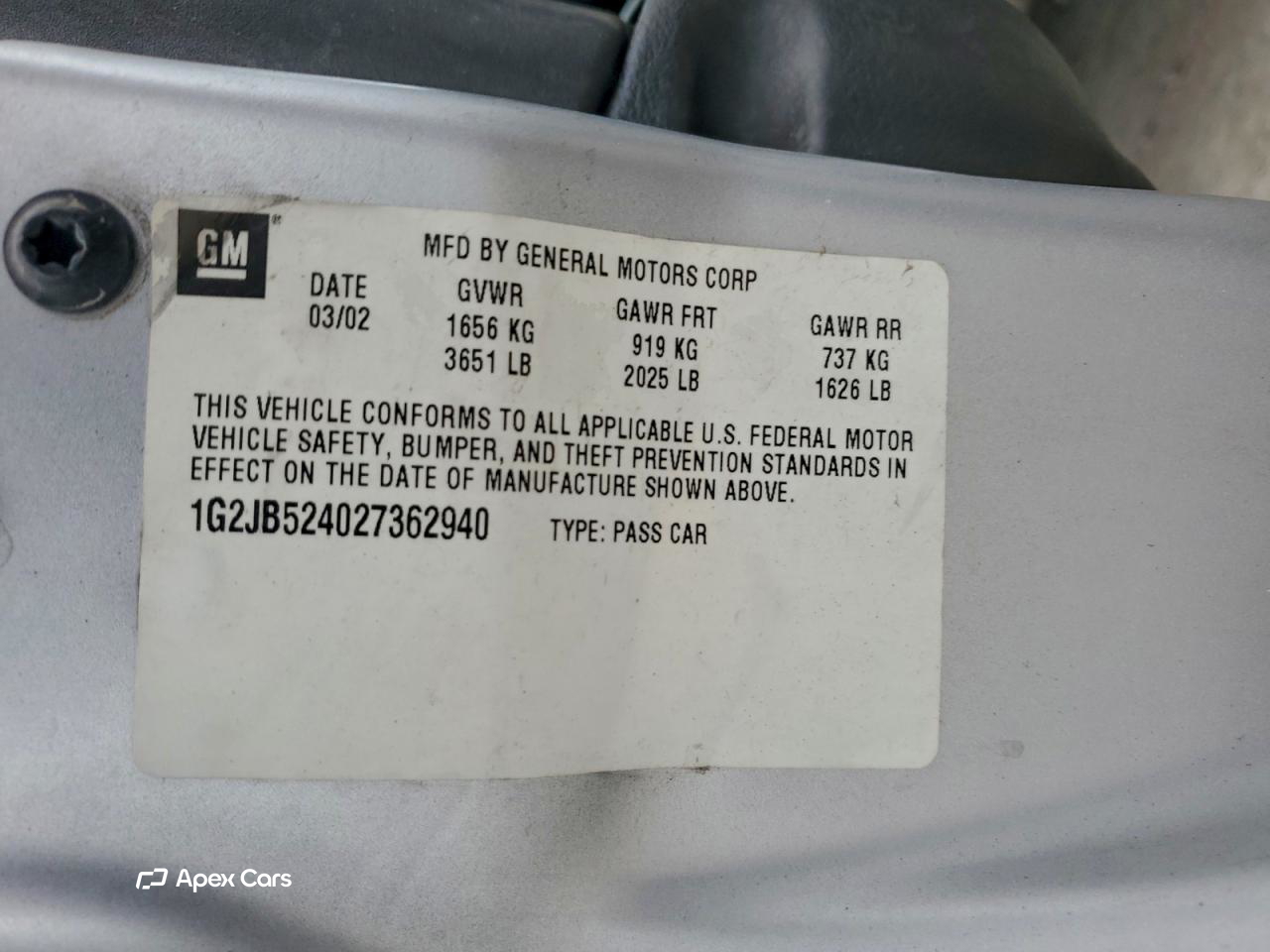 Pontiac Sunfire 2002