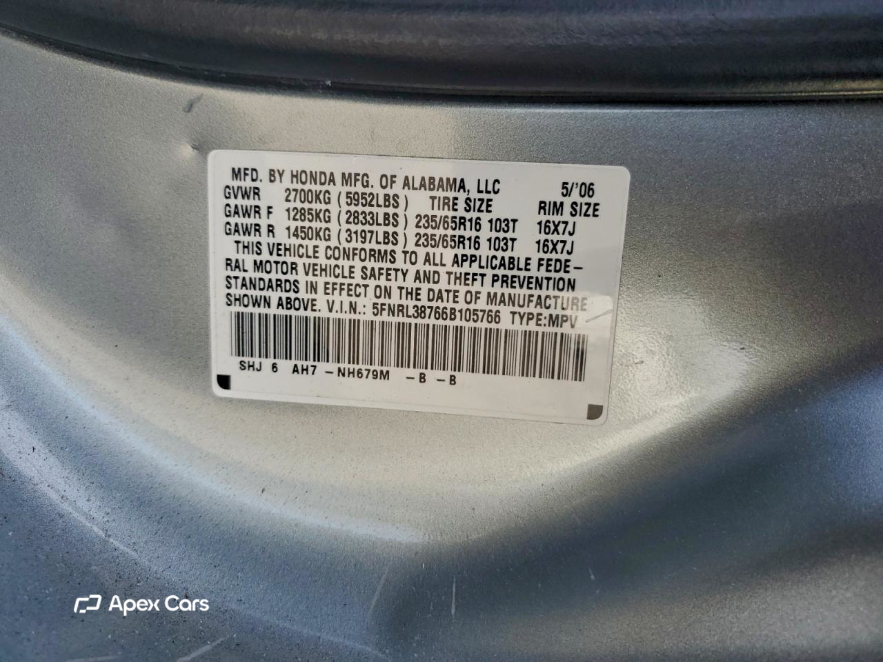 Honda Odyssey 2006