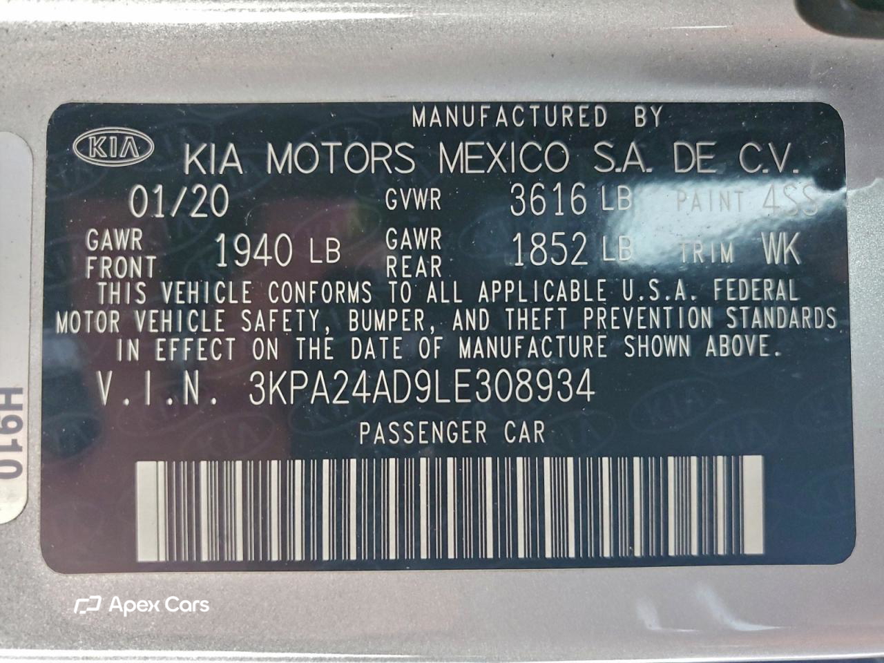 Kia Rio 2020