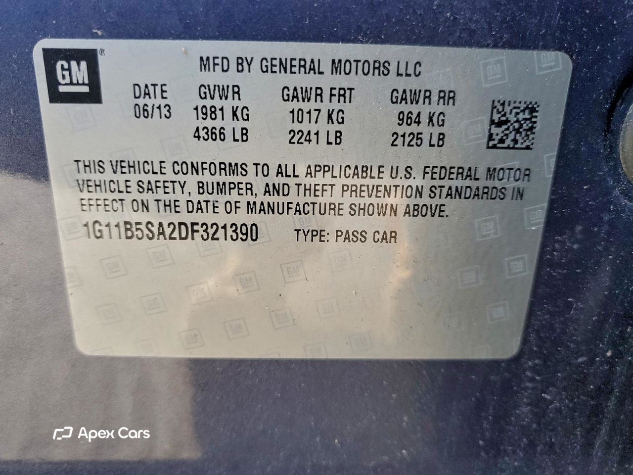 Chevrolet Malibu 2013