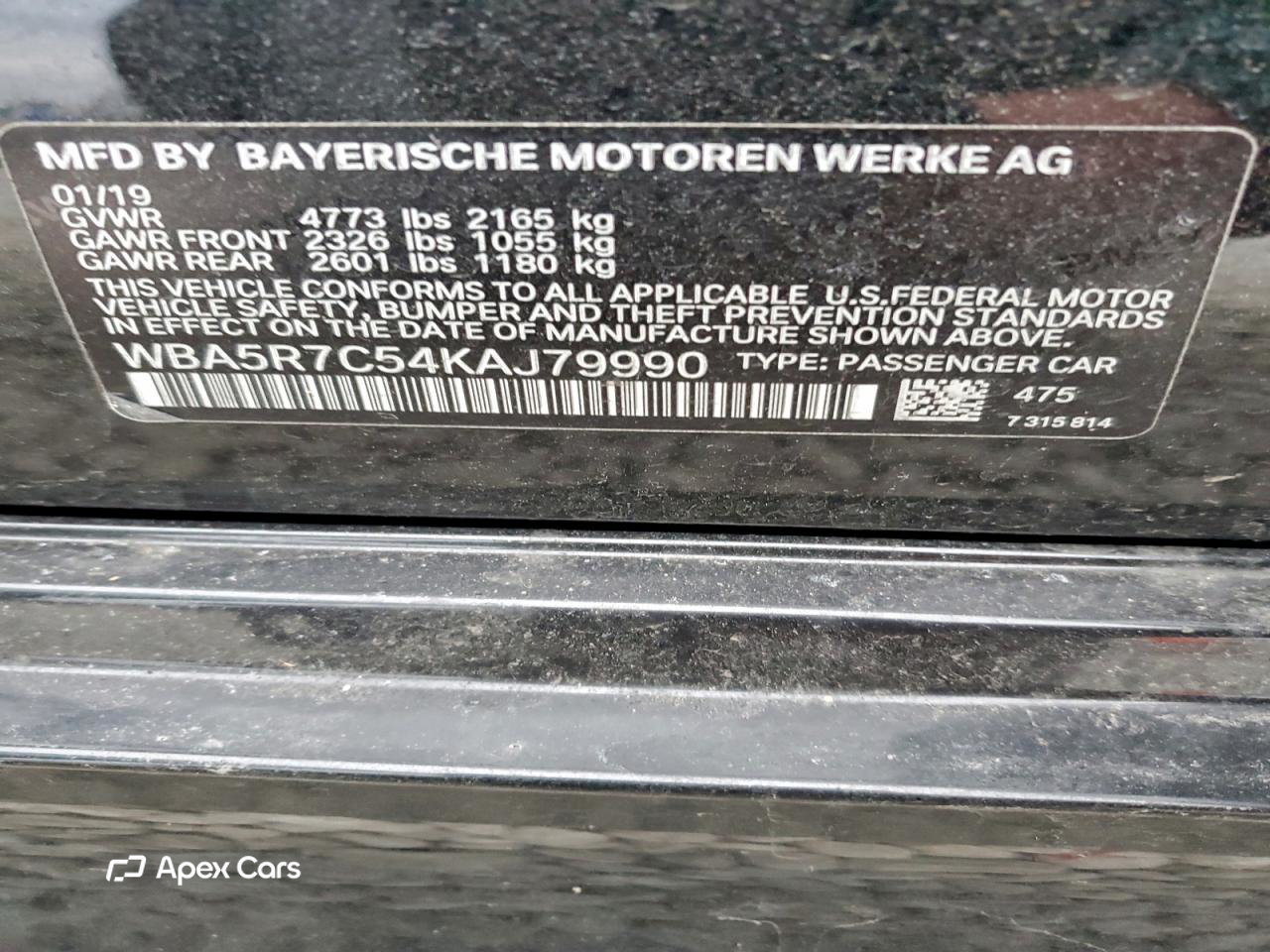 BMW Series 3 2019