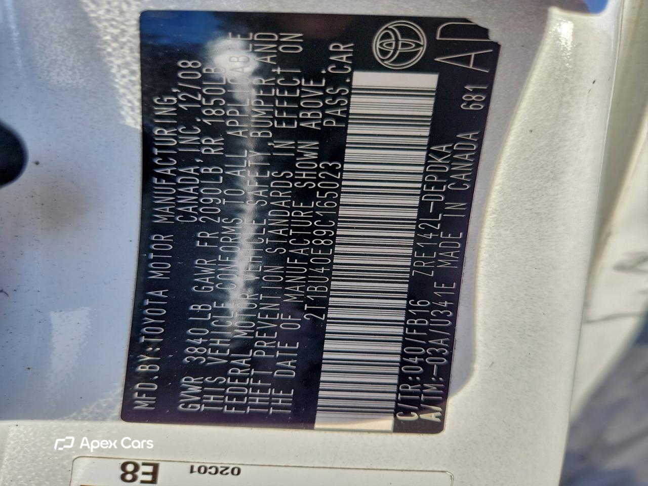 Toyota Corolla 2009