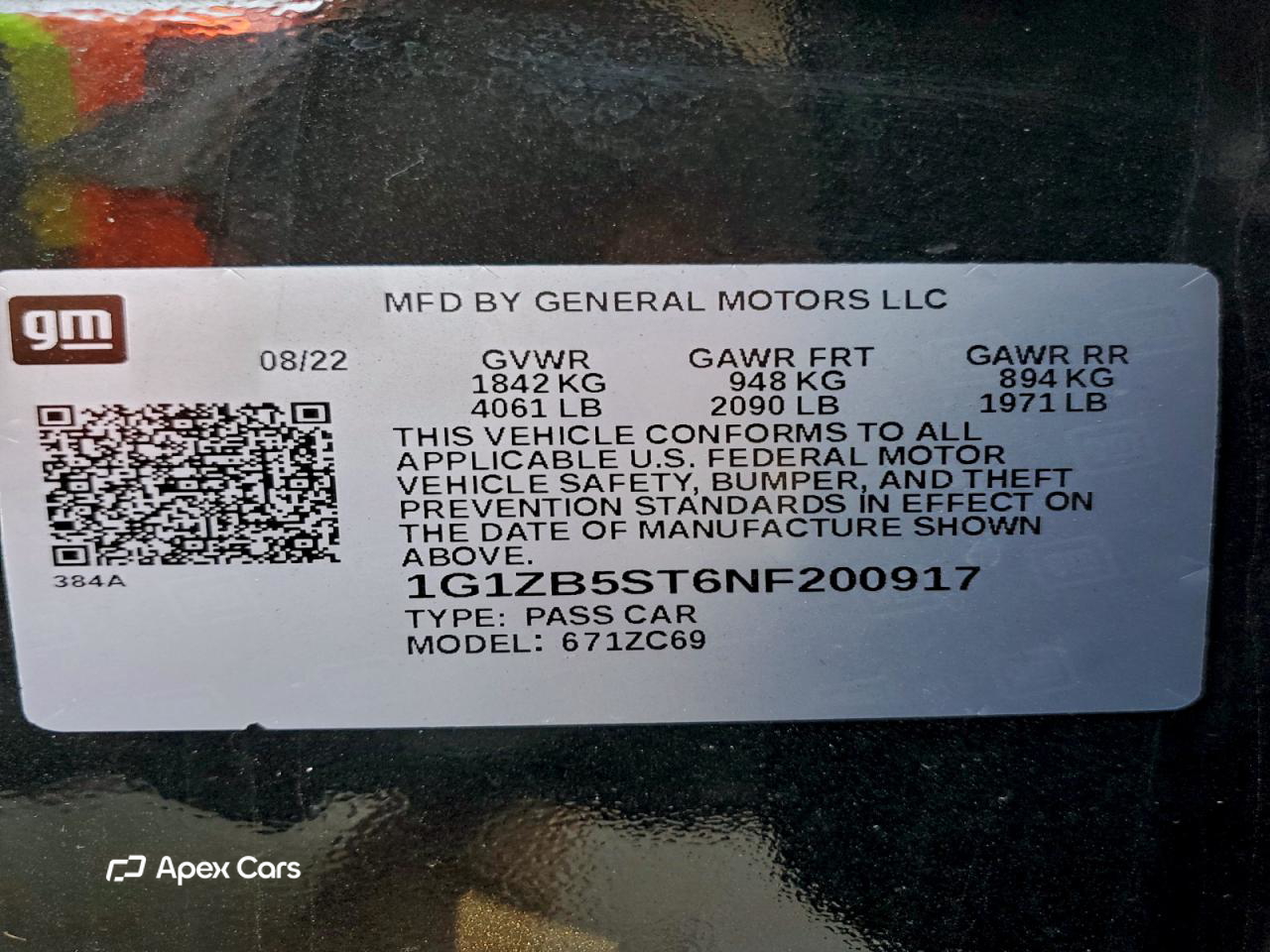 Chevrolet Malibu 2022