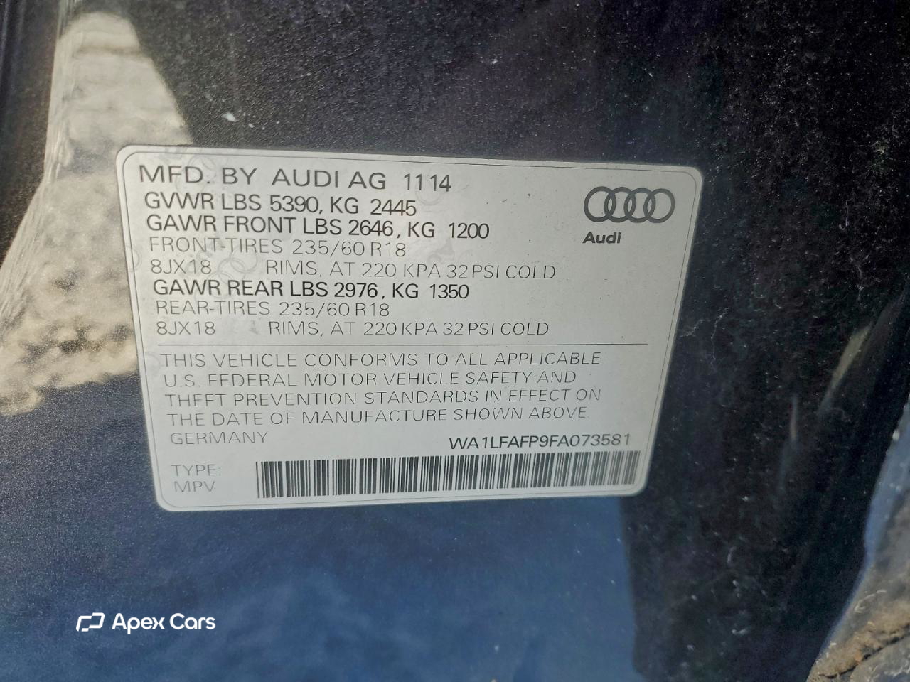 Audi Q5 2015