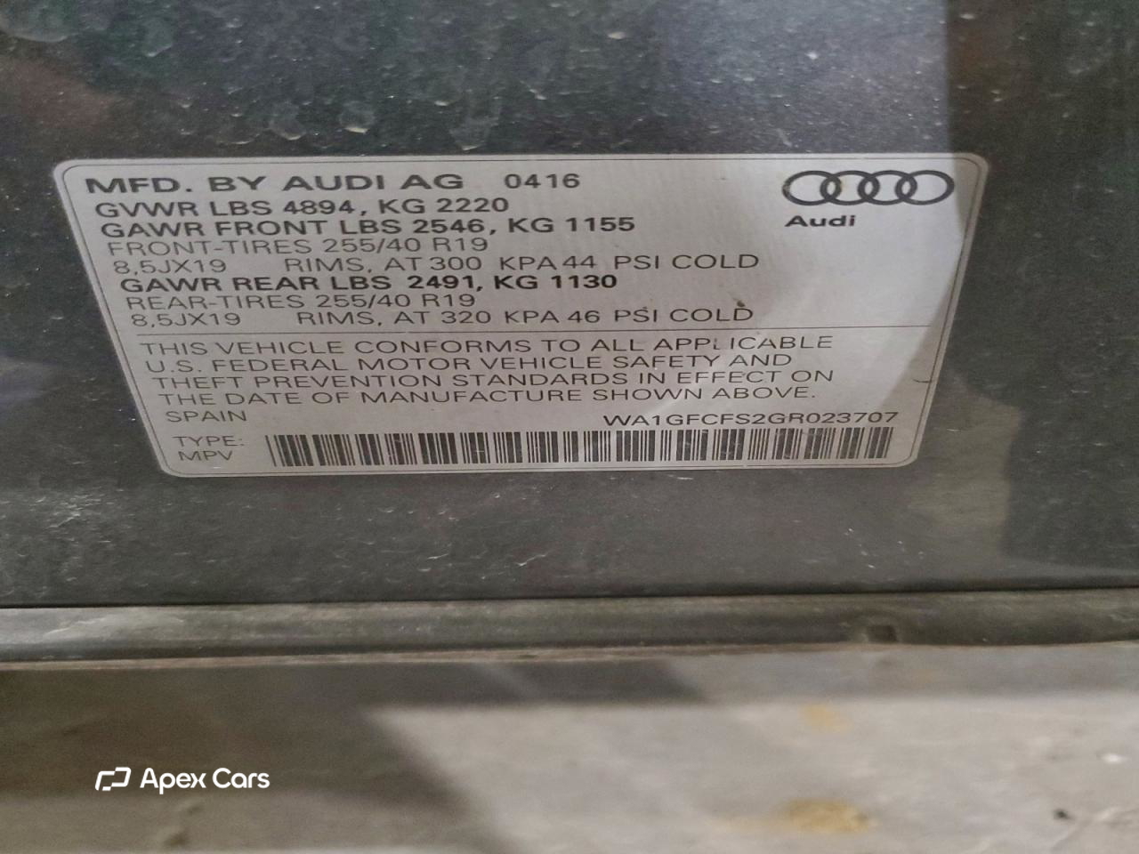 Audi Q3 2016