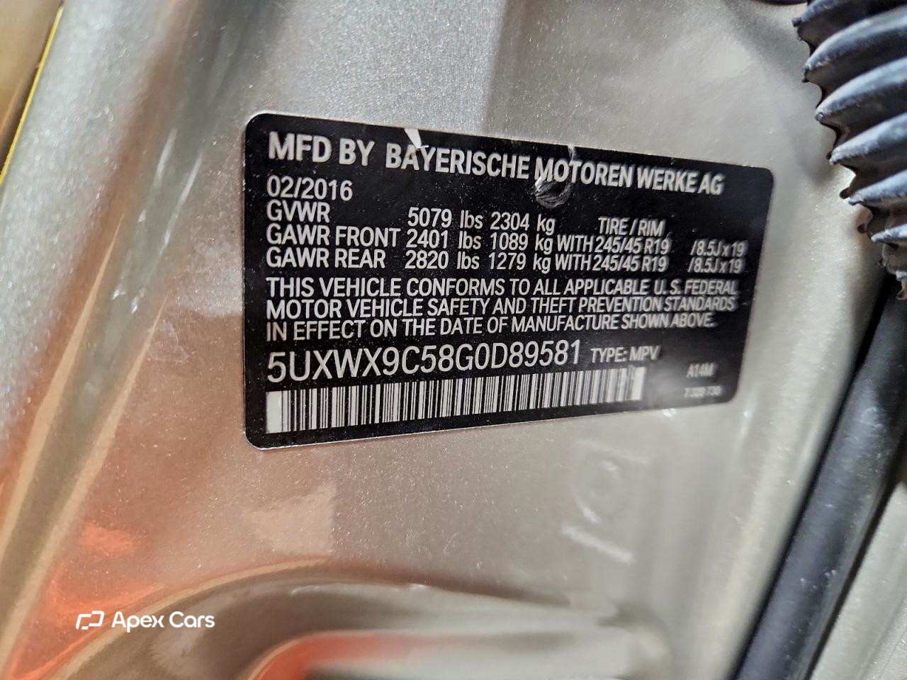 BMW X3 2016