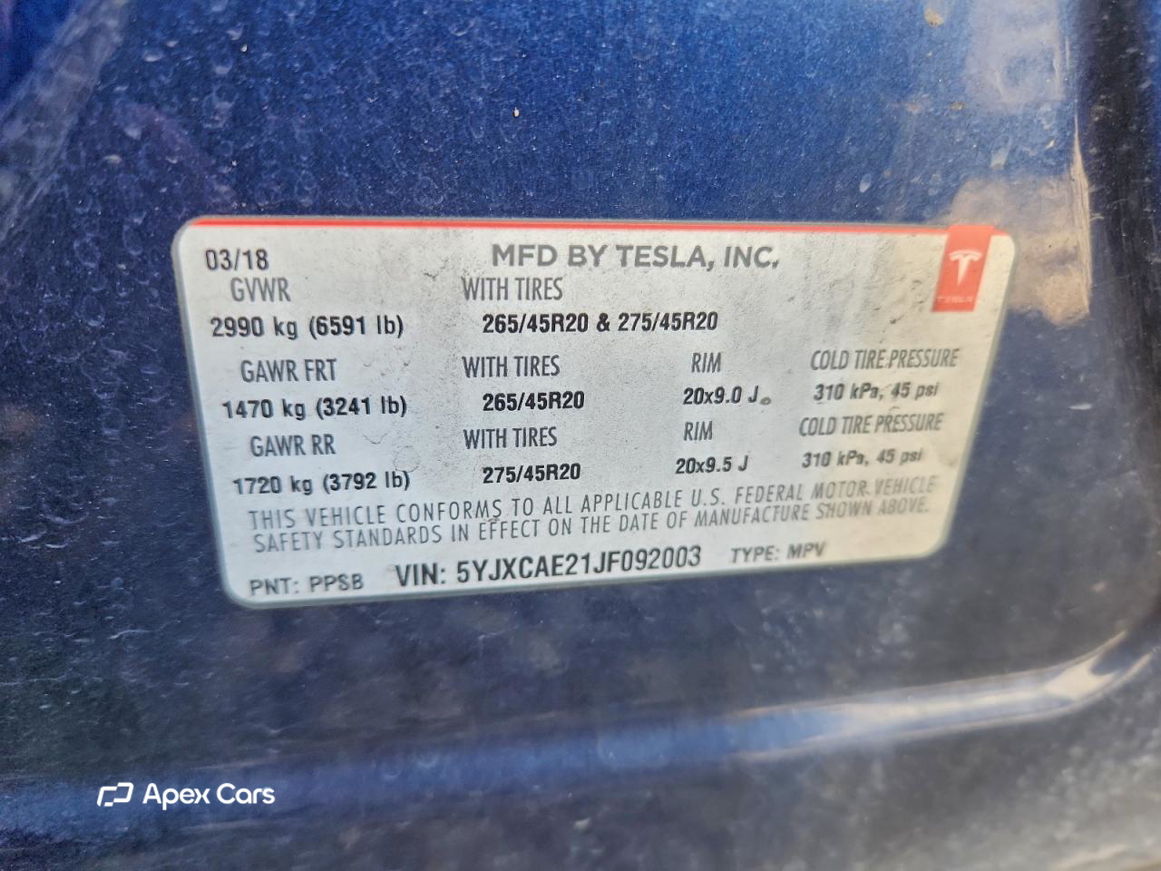 Tesla Model X 2018