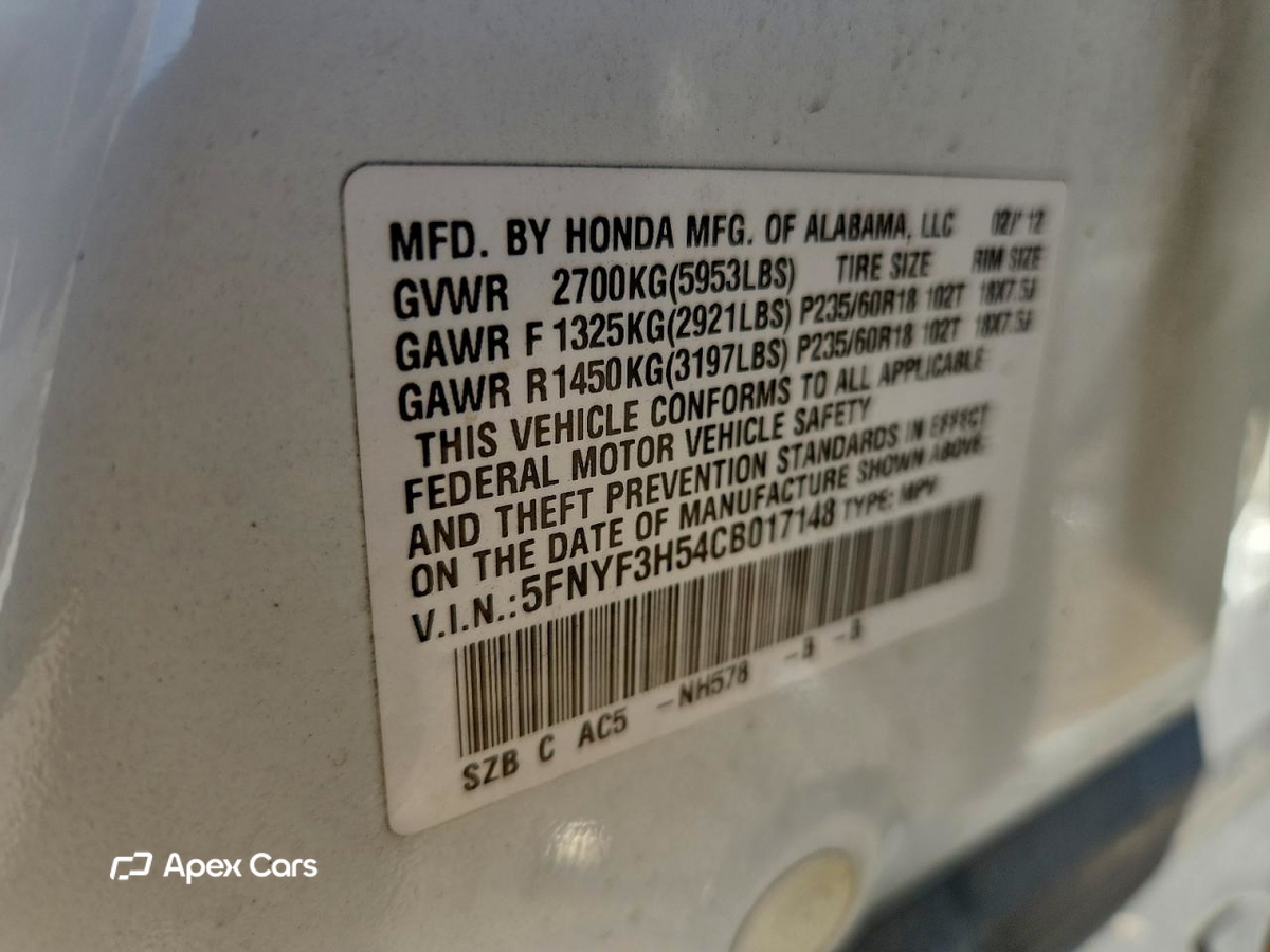 Honda Pilot 2012
