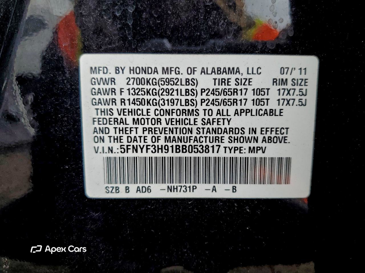 Honda Pilot 2011