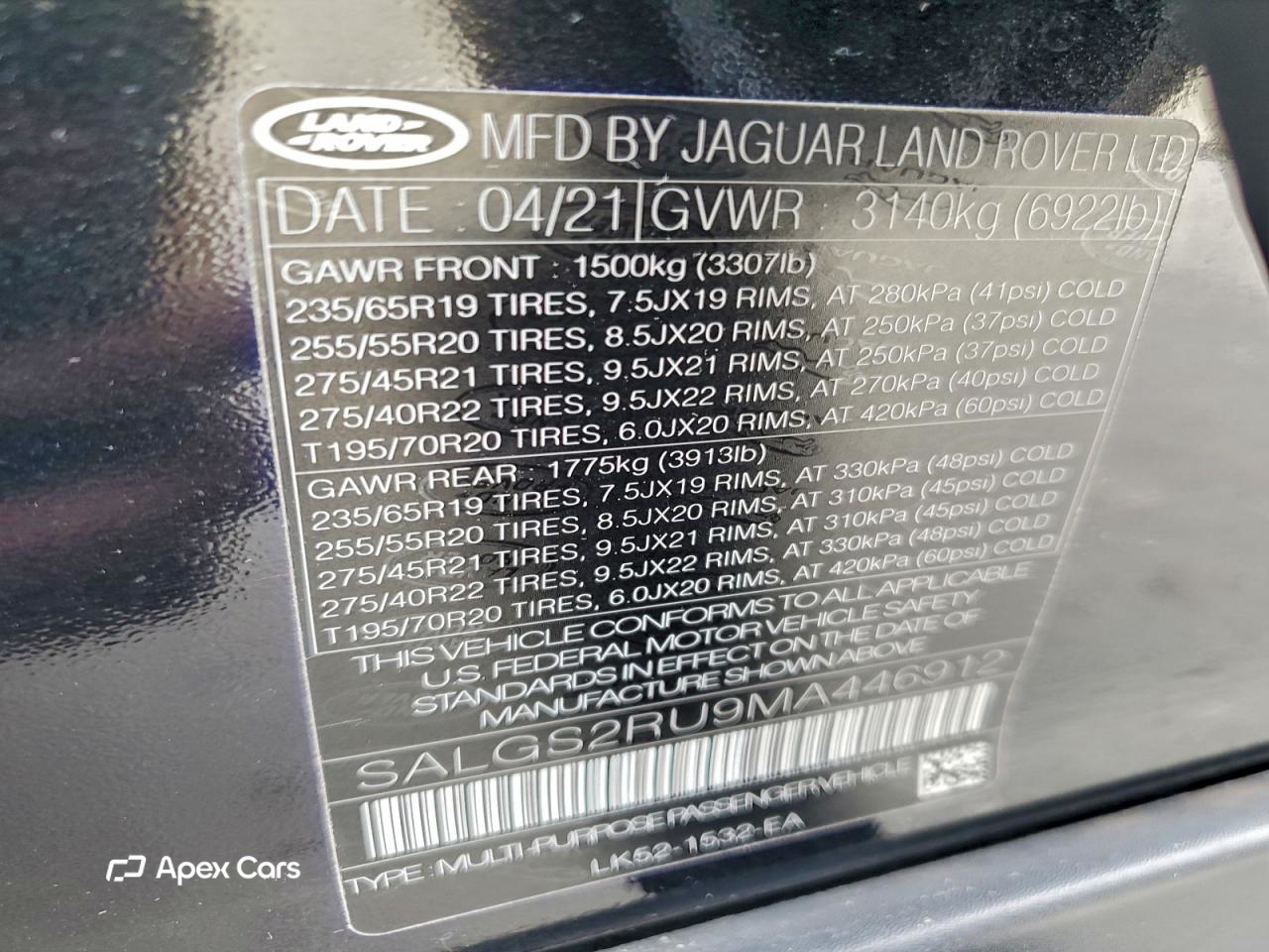 Land Rover Range Rover 2021