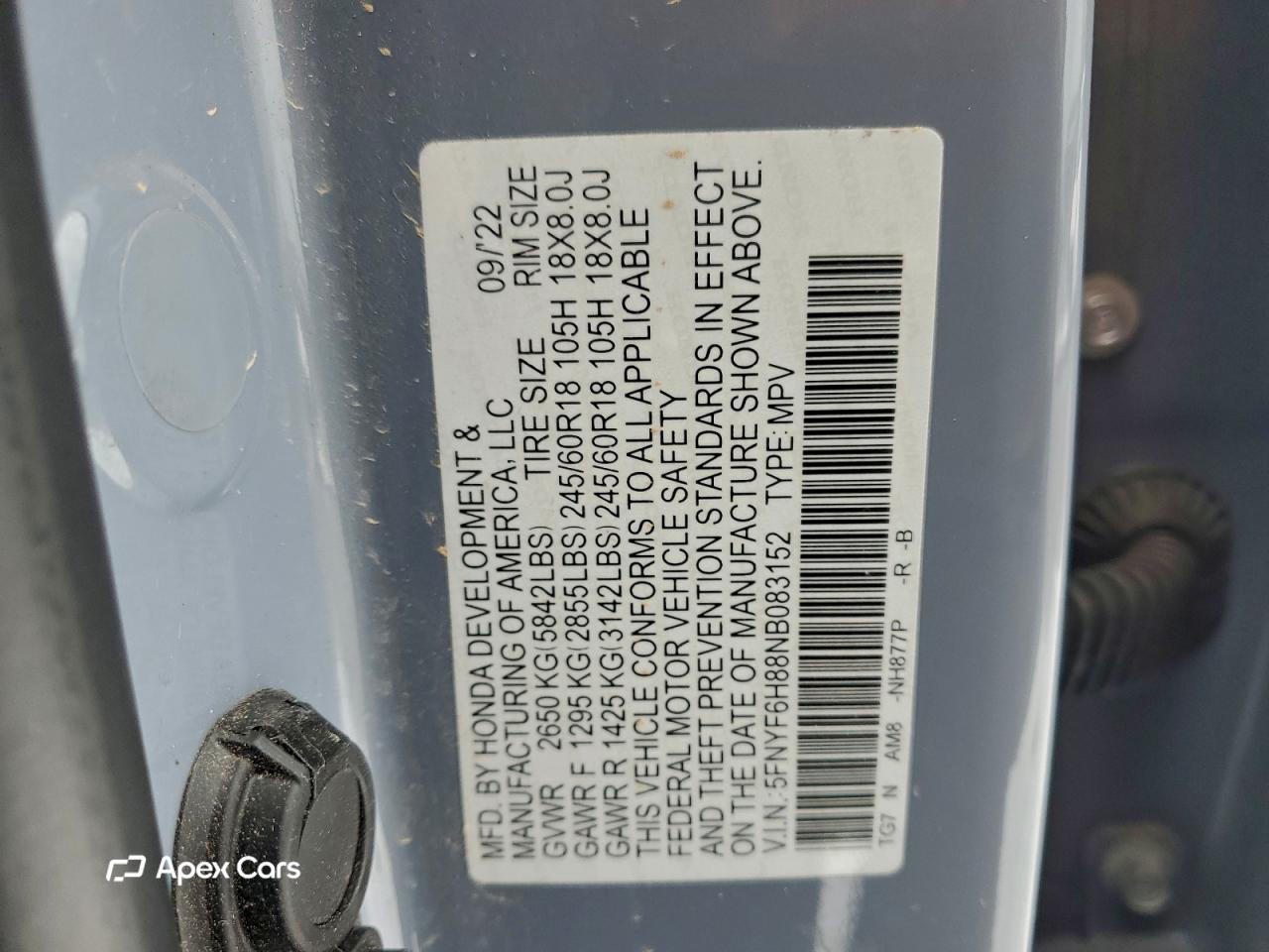 Honda Pilot 2022