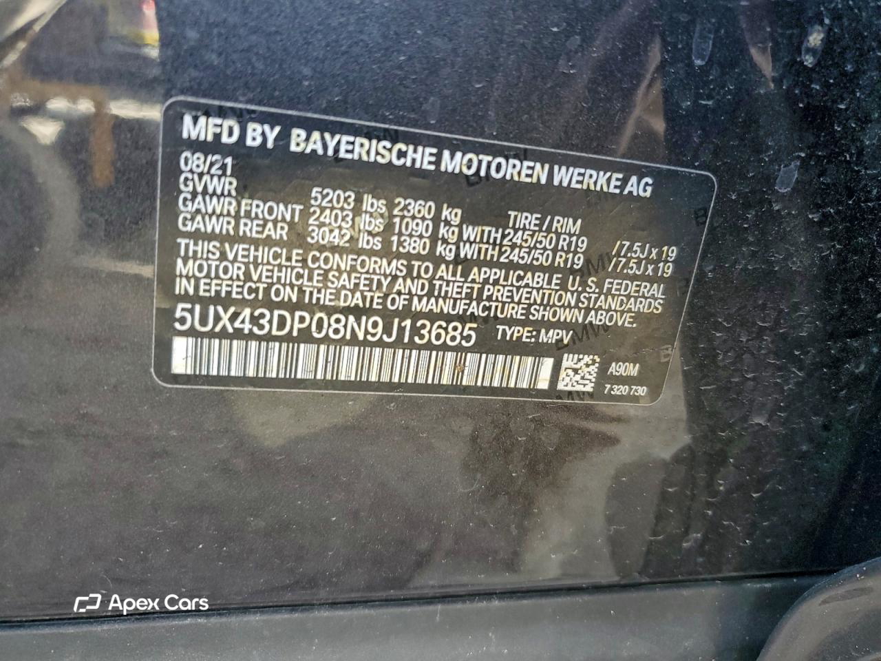 BMW X3 2022