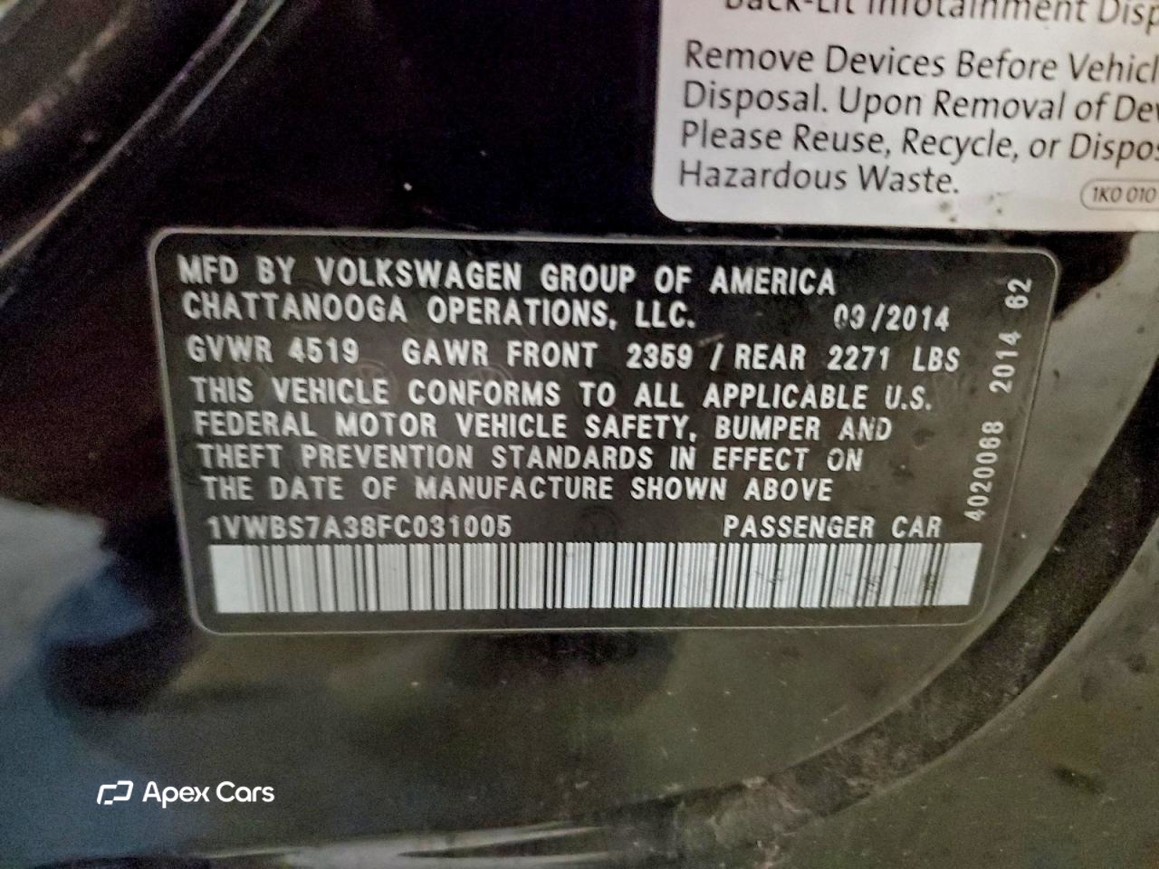 Volkswagen Passat 2015
