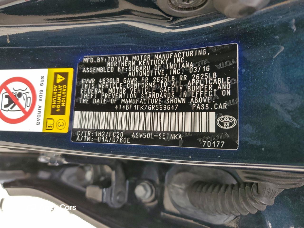Toyota Camry 2016