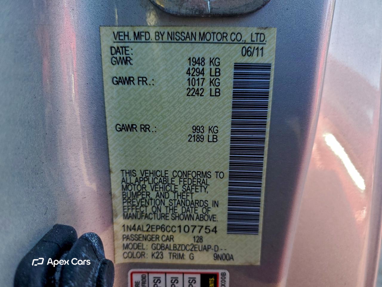 Nissan Altima 2012