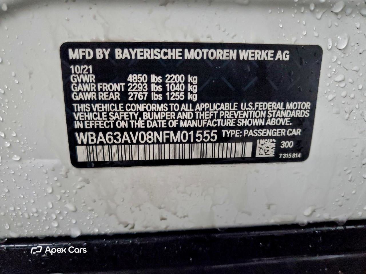 BMW Series 4 2022