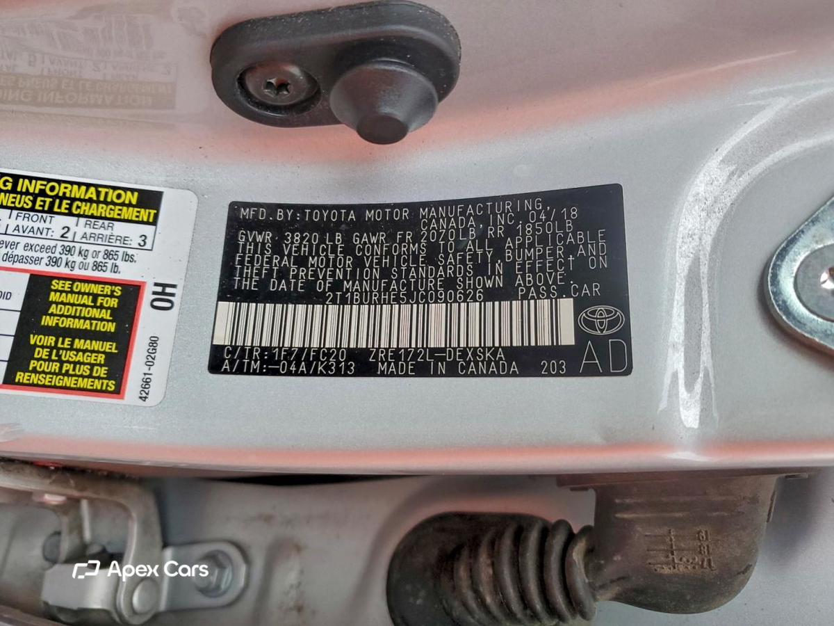 Toyota Corolla 2018