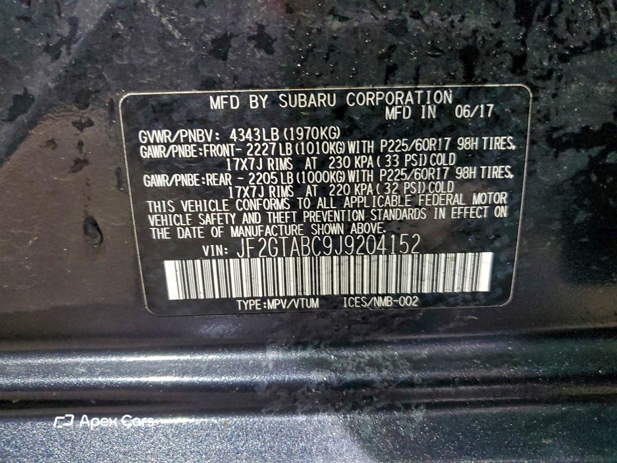 Subaru XV 2018
