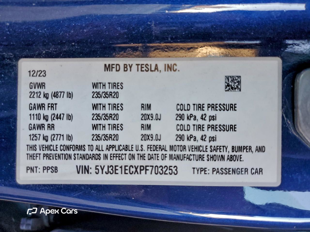 Tesla Model 3 2023