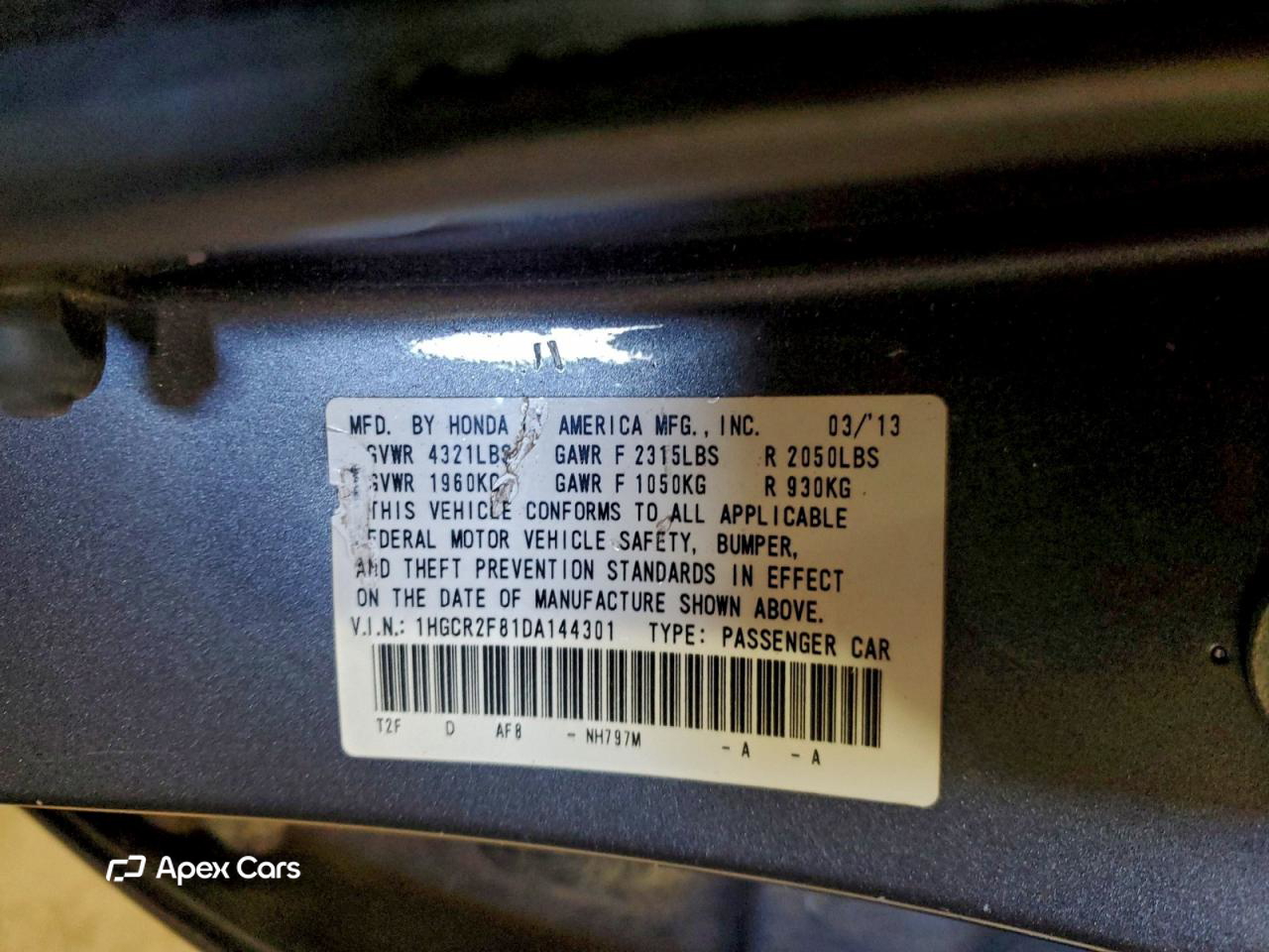 Honda Accord 2013
