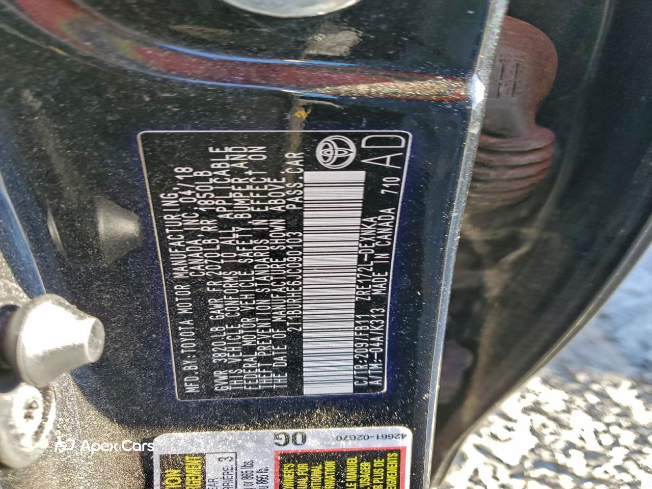 Toyota Corolla 2018