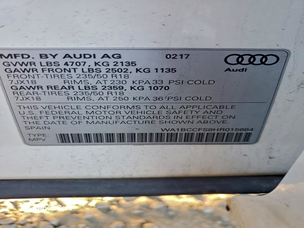 Audi Q3 2017
