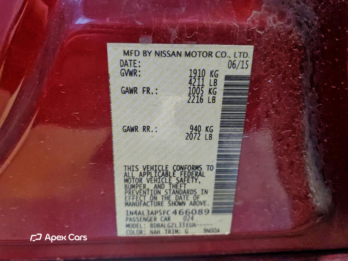 Nissan Altima 2015